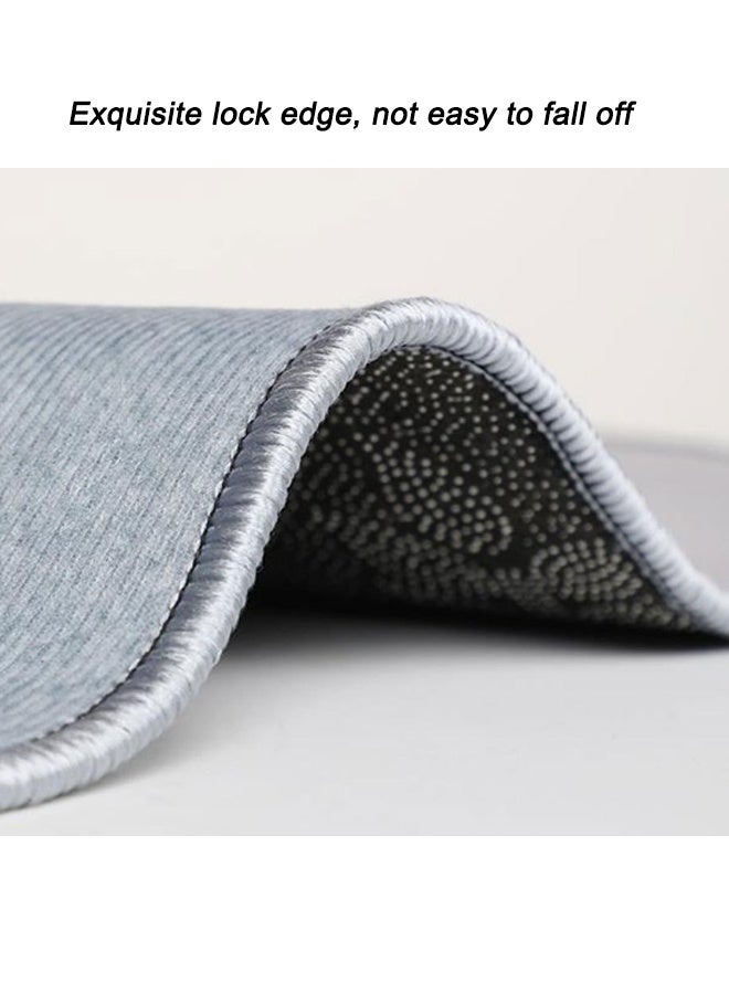 Quivlox Door Mats,100*120cm Front Door Mat, Durable Half Round Door Mat,Outside Entrance Duty Natural Backing Rubber Mat, Indoor Non-Slip Absorbent Front Door Mat Resist Dirt Entryway Rug,Beveled Boho Door Mat - Image 5