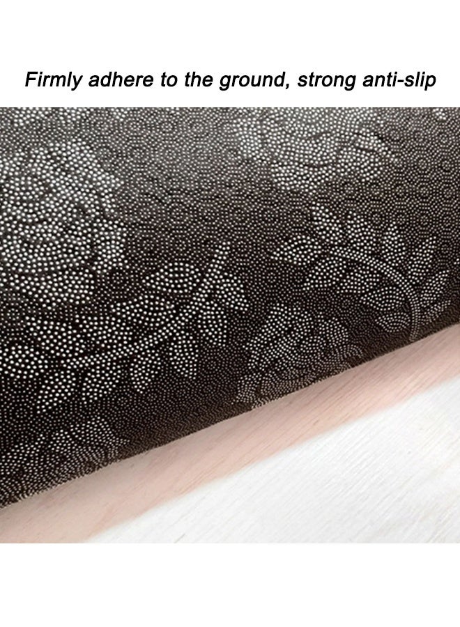Quivlox Door Mats,100*120cm Front Door Mat, Durable Half Round Door Mat,Outside Entrance Duty Natural Backing Rubber Mat, Indoor Non-Slip Absorbent Front Door Mat Resist Dirt Entryway Rug,Beveled Boho Door Mat - Image 4