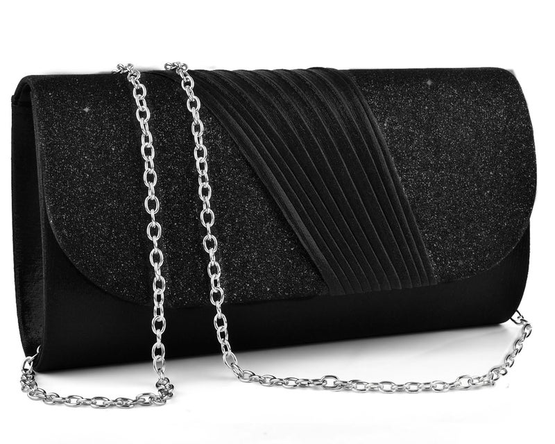 TINDTOP Clutch Purses for Women Handbags for Formal Wedding Evening Party Cocktail Prom Crossbody Shoulder Envelope Bag - Image 1