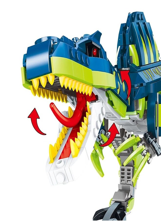Dinosaur Spinosaurus 2 in 1 714 Pieces - 9084  - Image 4
