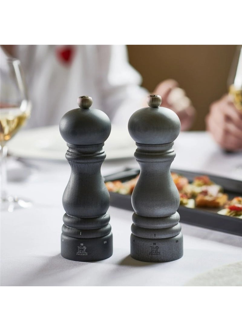 PEUGEOT Graphite Light Duo Paris Pepper and Salt Mill 18 cm  - Image 1