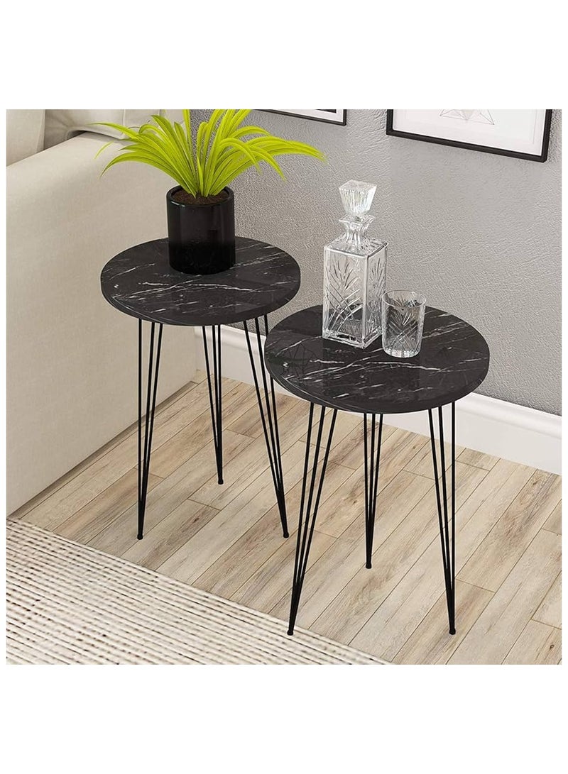 Generic A set of nesting side tables with a modern and elegant design for small spaces  - Image 5