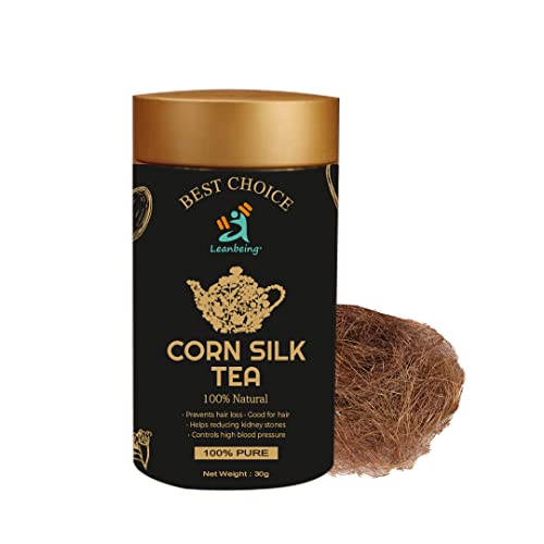 Leanbeing Corn Hair Tea (30g) for Kidney Stones/Liver Cleansing - Corn Silk/Maize Hair - Natural - Supports Urinary Tract Health - Image 1
