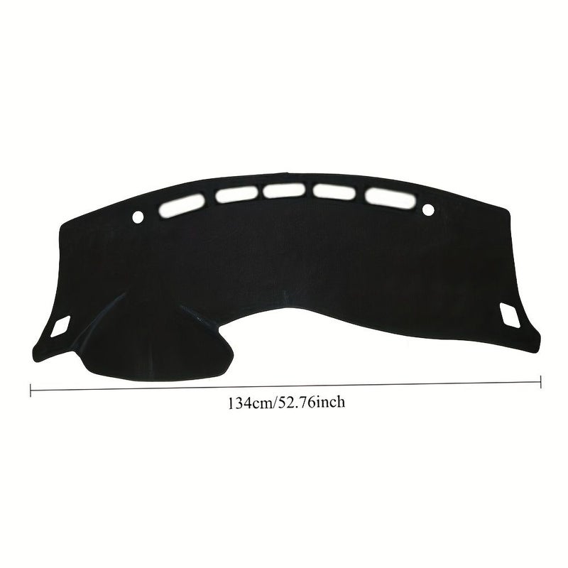 Dashboard Cover Compatible with 2012 2013 2014 2015 2016 2017 2019 Nissan Tiida C12 Left Hand Drive Black Car Interior Mat Dashboard Protector - Image 2