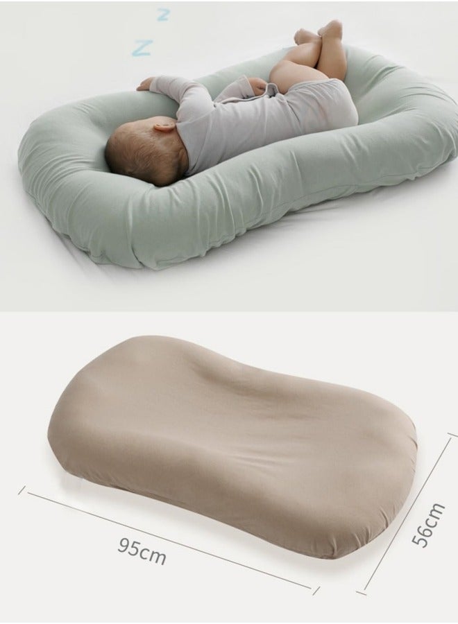 GGEROU Baby Lounger, Portable Newborn Bassinet, Baby Nest Comfort for Sleeping-Resistant Washable Cover,Simulated Uterus, Baby Bionic Bed For Bedroom - Image 2