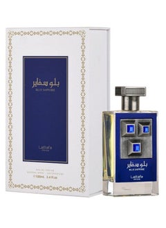 Lattafa Blue Sapphire Eau De Parfum Spray For Unisex 3.4 Ounce  - Image 2