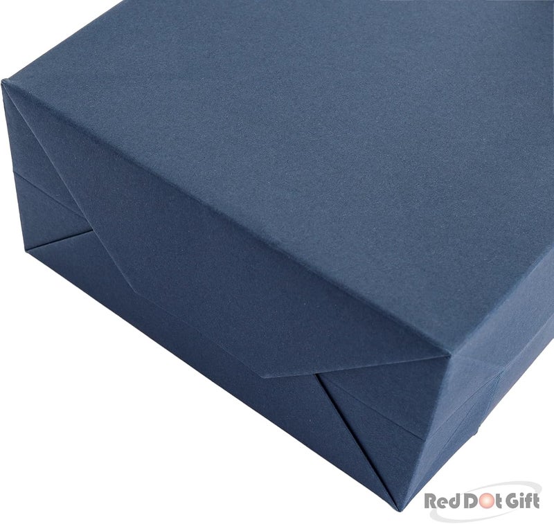 Red Dot Gift 10-Pack Luxury Navy Blue Gift Bags, H16x14x6.5cm(Mini Size)230gsm Heavy Duty Small Paper Bags with Gold Satin Ribbon Handles for Jewelry, Perfume, and Party Favors - Image 5