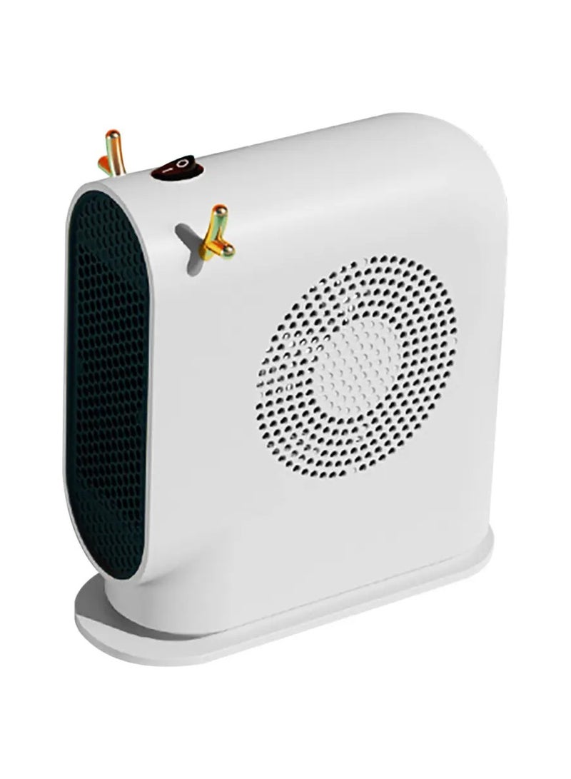 DubaiGallery 500W Ceramic Heater, Portable Electric Heater Fan Heaters for Home, Low Energy Fan Heater with 2 Heat Setting, Silent & Overheat Protection Electric Room Heater Bedroom Living Room Office  - Image 1
