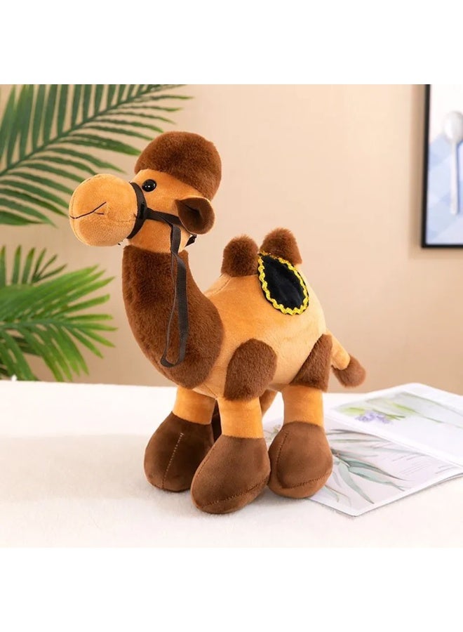 Camel Plush Toy – Cute White Camel Doll for Kids and Adults – Soft Stuffed Animal with Jindian Brown Details – High-Quality Plush Gift for Birthdays, Nursery Décor, Cuddling, and Collectibles - Image 4