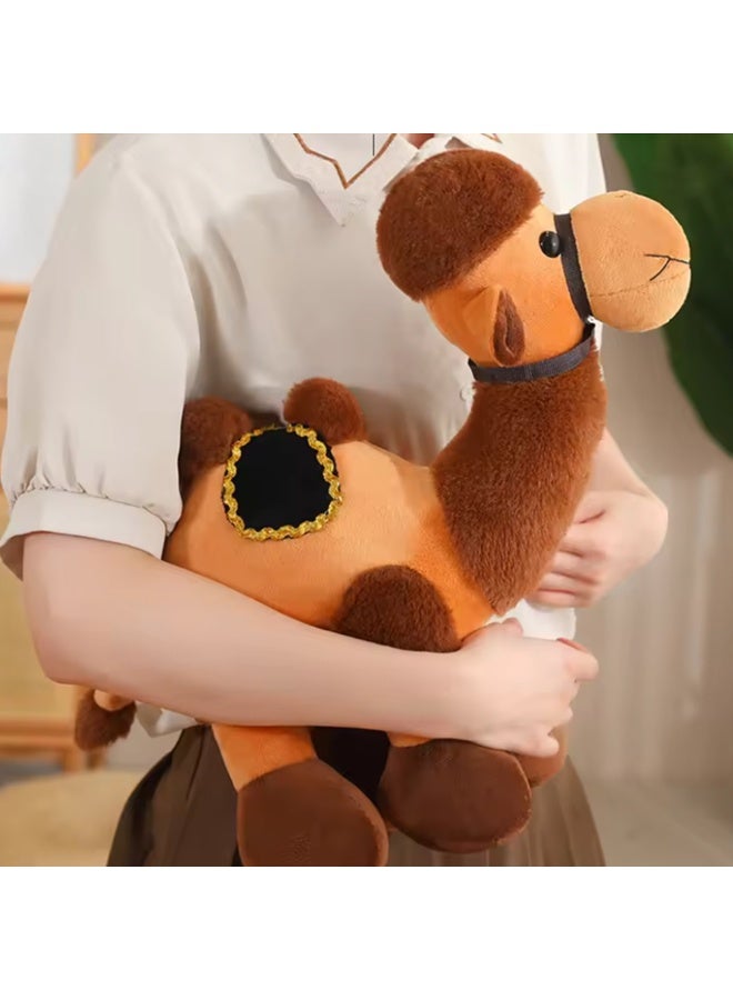 Camel Plush Toy – Cute White Camel Doll for Kids and Adults – Soft Stuffed Animal with Jindian Brown Details – High-Quality Plush Gift for Birthdays, Nursery Décor, Cuddling, and Collectibles - Image 3