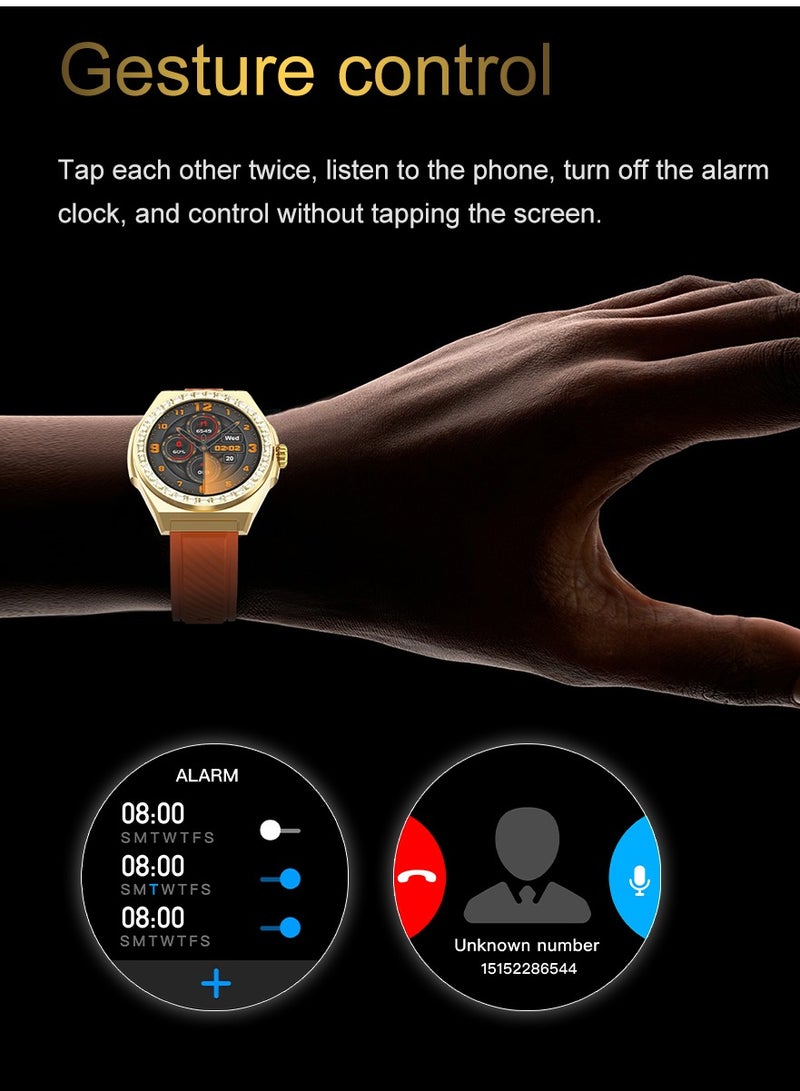 AROAQ LG72 Pro Max Smart Watch, 300mah Battery HD AMOLED Health Monitoring Smart Watch, IP68 Waterproof Smart Wrist Watch With Blood Oxygen ECG Heart Rate And Body Temperature Monitoring, (Black) - Image 4