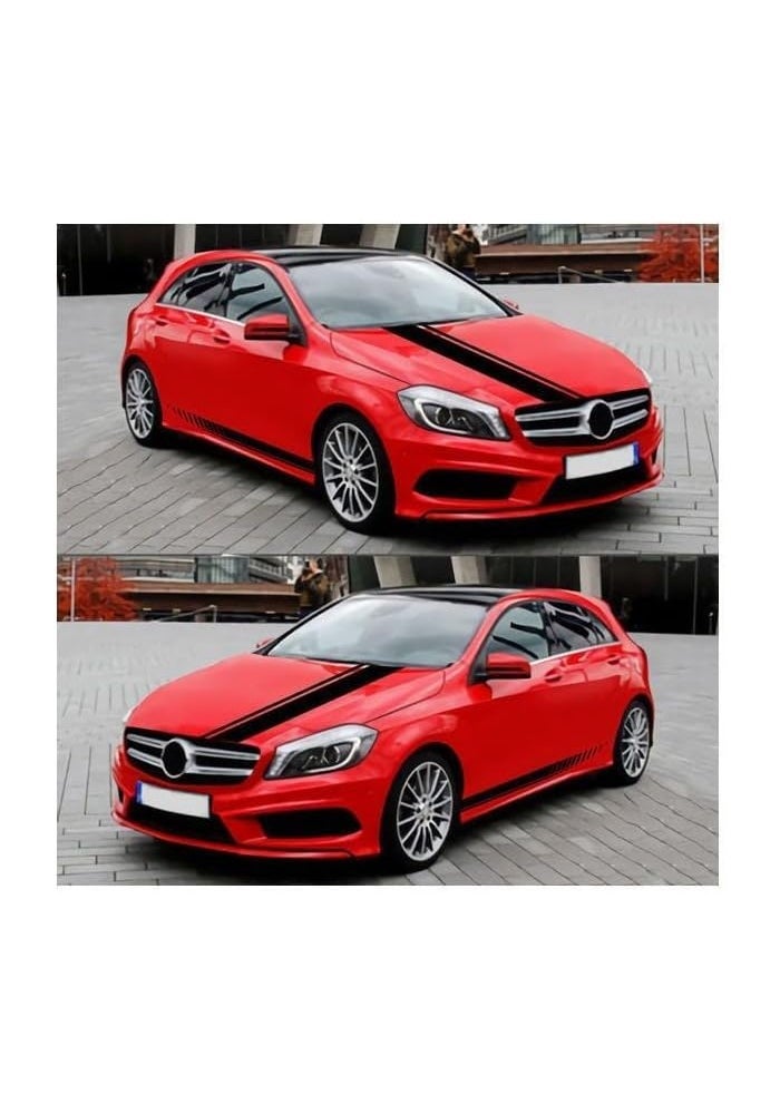 BPA 5-Piece Car Racing Decal Sticker Set - Image 2