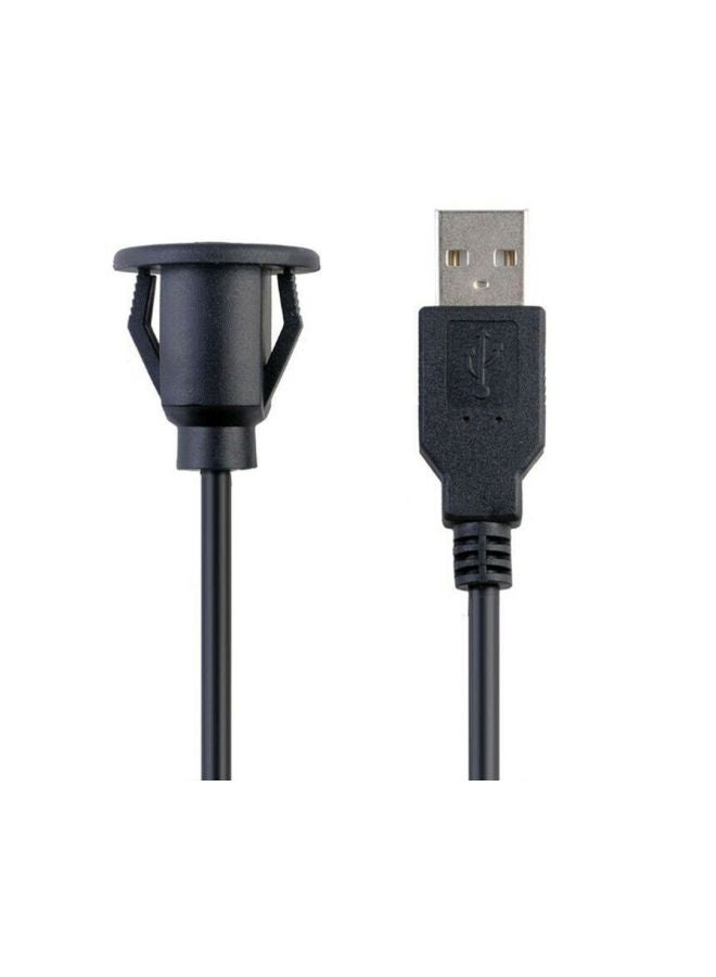 USB 2.0 Male To Female Extension Cable Black - Image 5