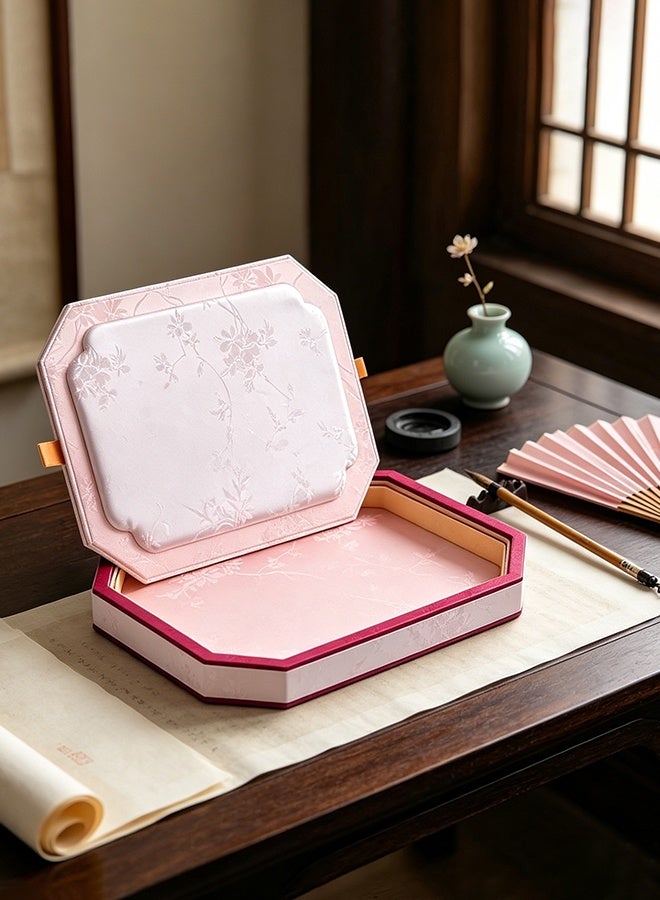 Palace Wind Belt Cover Jewelry Tray Vanity Tray Countertop Flat Necklace Jewelry Storage Display Tray for Jewelry Shop,Large - Image 4