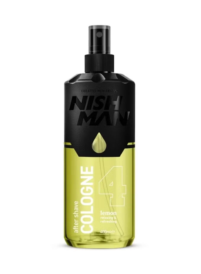 NISHMAN After Shave Cologne Spray Lemon (04) 400ml