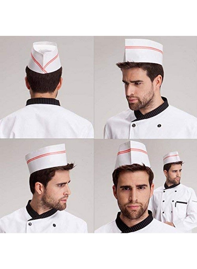 Tbestmax Tbestmax 40 PCS Disposable Soda Jerk Paper Cap, Chef Hat for Restaurant Party - Image 4
