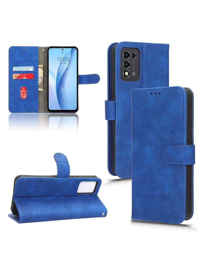 The Bros Case For ZTE Libero 5G III Skin Feel Magnetic Flip Leather Phone Case