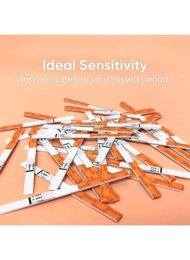 Wondfo 5mm Pregnancy Test Strips - HCG Detection 25 MIU/ml, Home Test of Reliable Result - 10 Count - Image 5