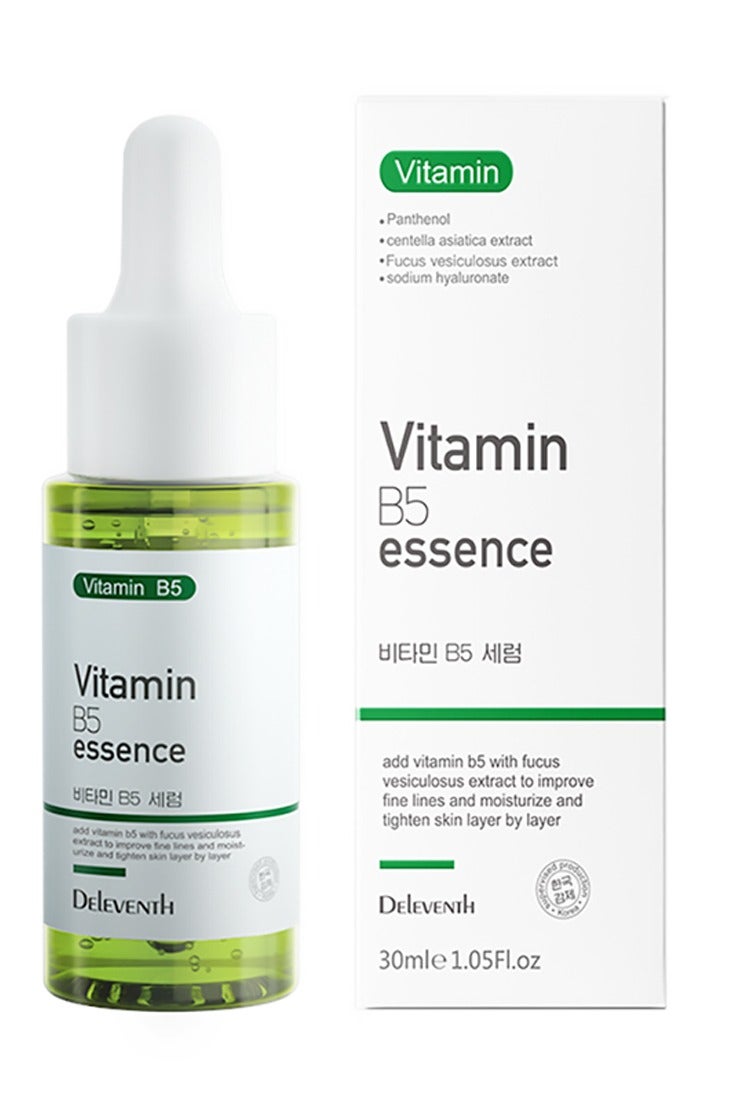 DEleventh Korean Brand Vitamin B5 Essence 30ml / Hydrate and Soothe Skin, with Centella Asiatica, Sodium Hyaluronate, and Ceramide NP for a Calm, Nourished, and Radiant Complexion - Image 1