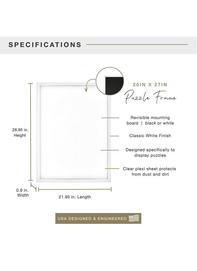MCS MCS Frame for Puzzles, White, 20 x 27 in or smaller  - Image 3