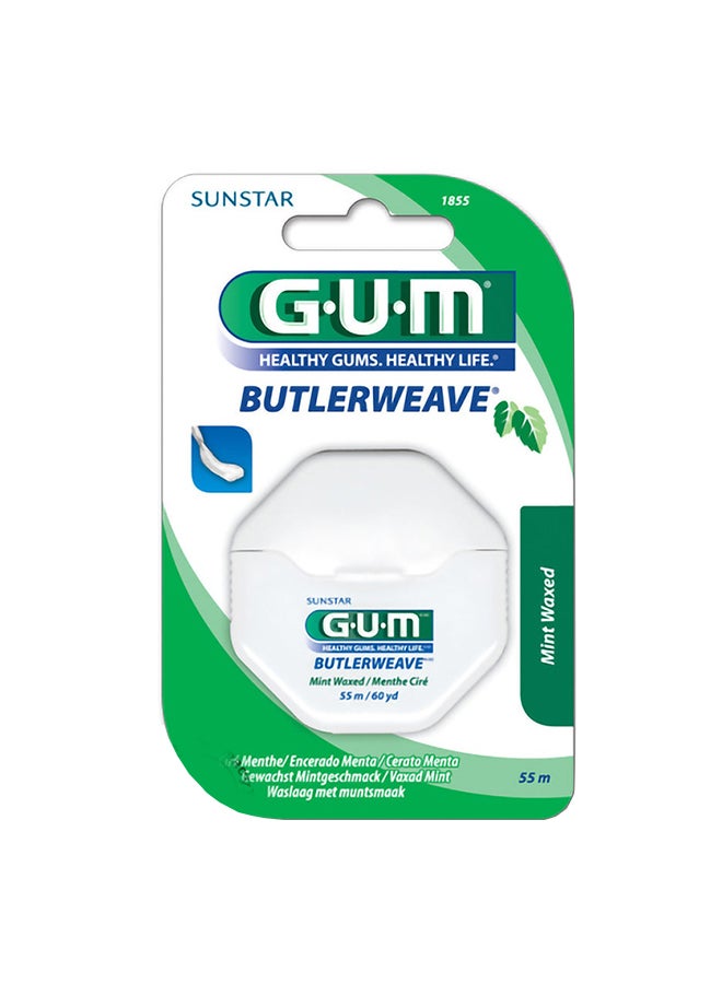 Butler Gum Weave Mint Waxed Floss 1855
