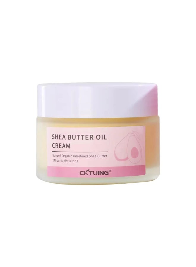 CKTUING Foot & Skin Moisturizer Cream for Dry, Cracked Heels - Natural Shea Butter & Cocoa Oil Repair Lotion with Vitamin C, Hyaluronic Acid - Anti-Aging, Whitening, Hydrating Treatment for for All Skin Types - Image 1