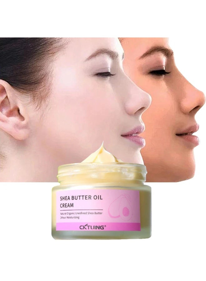 CKTUING Foot & Skin Moisturizer Cream for Dry, Cracked Heels - Natural Shea Butter & Cocoa Oil Repair Lotion with Vitamin C, Hyaluronic Acid - Anti-Aging, Whitening, Hydrating Treatment for for All Skin Types - Image 3
