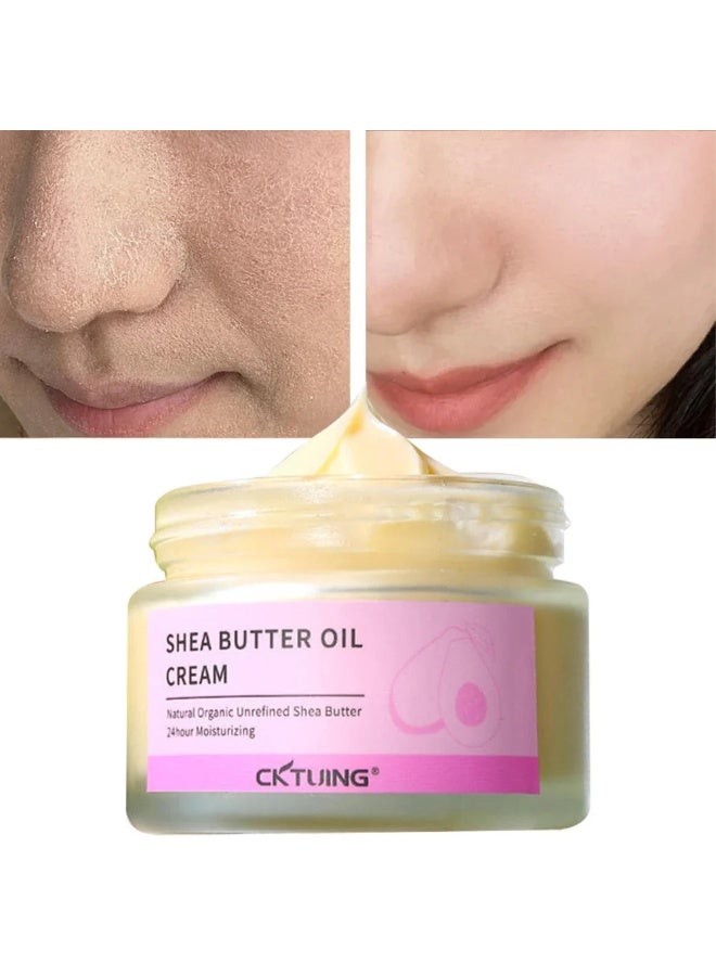 CKTUING Foot & Skin Moisturizer Cream for Dry, Cracked Heels - Natural Shea Butter & Cocoa Oil Repair Lotion with Vitamin C, Hyaluronic Acid - Anti-Aging, Whitening, Hydrating Treatment for for All Skin Types - Image 5