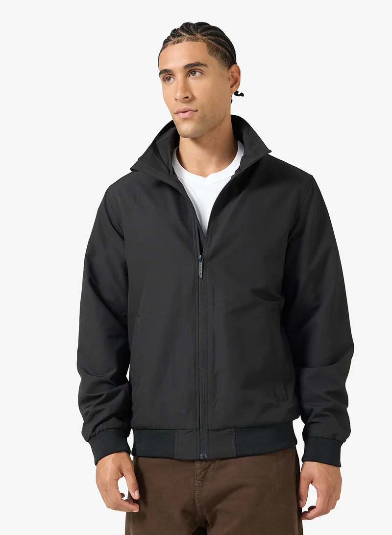 JACK & JONES High Neck Zip Through Jacket