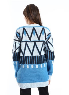 Caesar Wool women Pullover With Multi Design  - Image 4