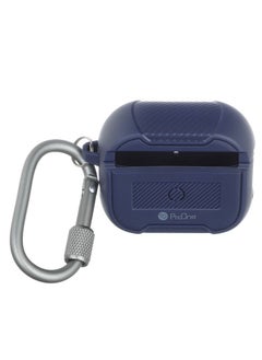 ProOne ProOne Pro Case 3 Protective Case for AirPods 3 – Drop Protection, Impact-Resistant TPU, Lightweight with Metal Ring, Carabiner & Adhesive Backup  - Image 3