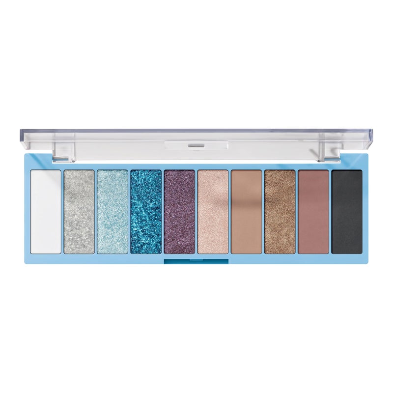 elf Perfect 10 Eyeshadow Palette Ten Ultrapigmented Blue  Purple Metallic Shades Blendable Formula Vegan  CrueltyFree Intergalactic