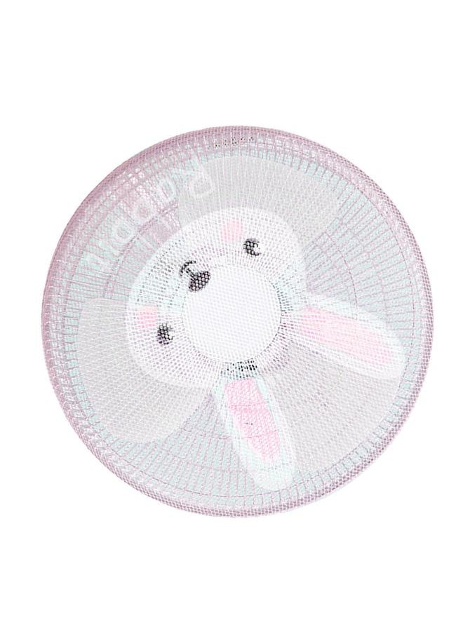 Thoraya Round Electric Fan Guard Dust Cover for Pedestal Fan Summer Washable Dustproof Safety Fan Cover Net Mesh for Kids Bunny S 40cm / 15.7in  - Image 4