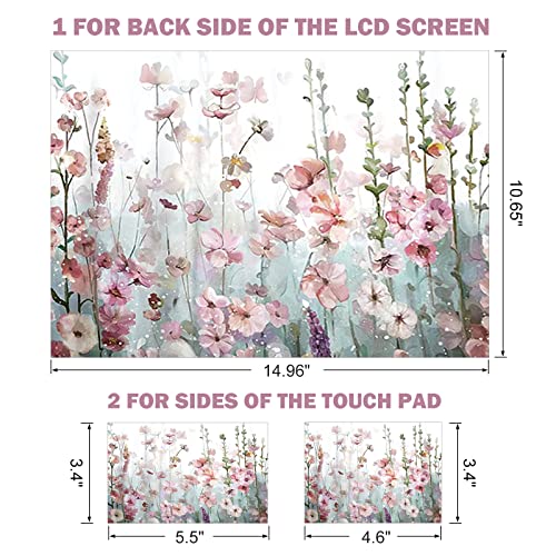 DINKY Laptop Skin Sticker Decal, 12" 13" 13.3" 14" 15" 15.4" 15.6 inch Laptop Universal Reusable Vinyl Skin Stickers Cover Art Decal Notebook PC Personalized Protector-Wildwill Flora - Image 2