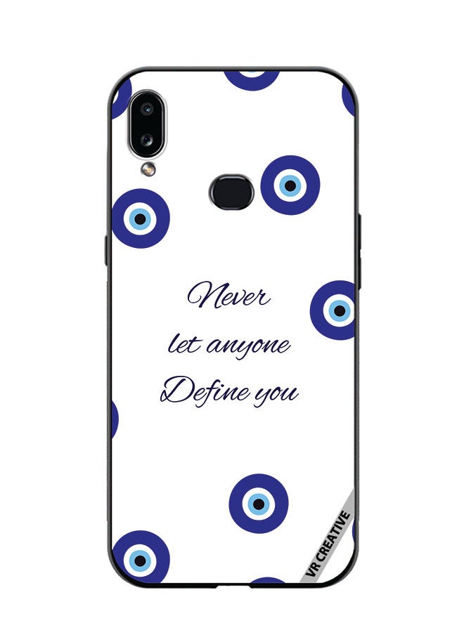Protective Case Cover For Samsung Galaxy A10s Never Let Anyone Define You Design Multicolour