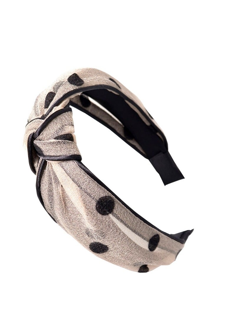 Polka Dot Printed Headband