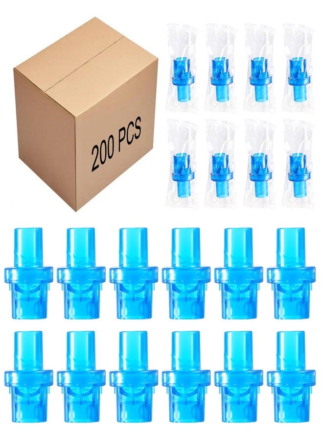 JZTKQTM 200 PCS CPR One Way Valves for Training Mask, Blue CPR Training Valves Fit Most Masks, Individually Wrapped - Image 1