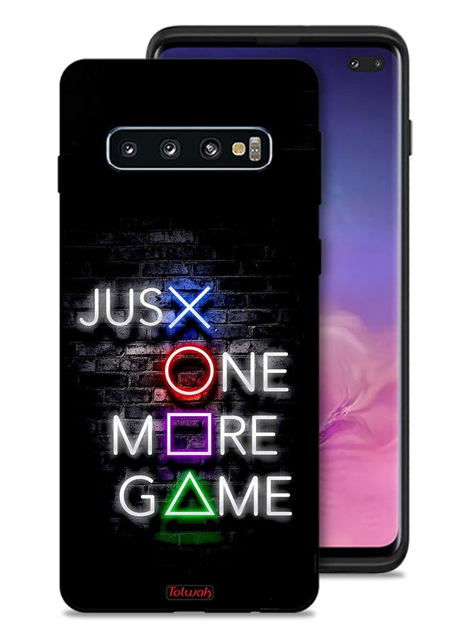 Tolwak Samsung Galaxy S10 Plus Protective Case Cover Just One More Game - Image 1