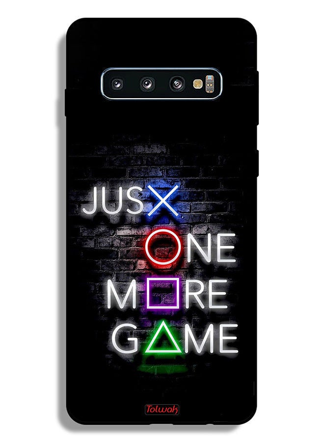 Tolwak Samsung Galaxy S10 Plus Protective Case Cover Just One More Game - Image 2