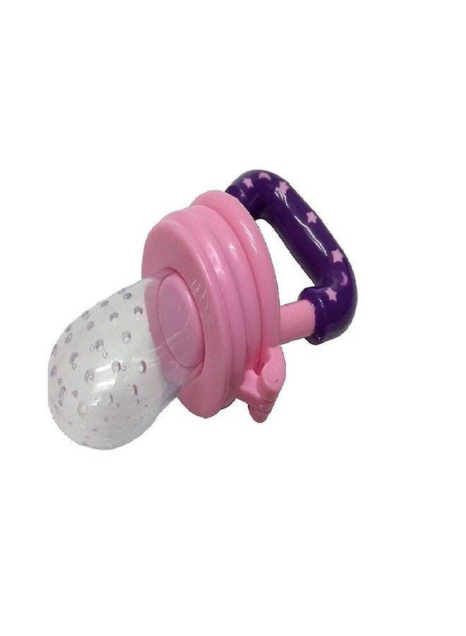Lappu Baby Rice Paste Food Feeder with Baby Fruit Nibbler & Spout Sipper (Combo) (Pink-Pink-Yellow) - Image 4