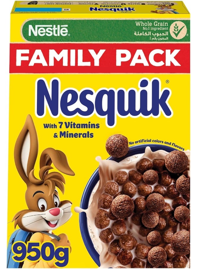 Nesquik Nestle Nesquik Cereal Chocolate Flavor - 950g