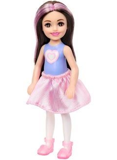 Mattel BARBIE Barbie Cutie Reveal Cozy Cute Tees Series Chelsea Doll & Accessories, Plush Teddy Bear, Brunette Small Doll  - Image 5
