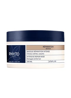 Phyto PHYTO PARIS REPAIR Intensive Restructuring Mask, Vegan, Silicone Free, Restores and Strengthens Damaged Hair and Brittle Hair Fibers, 6.76 fl.oz.  - Image 1