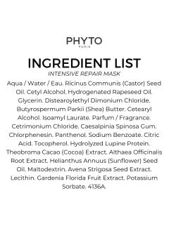 Phyto PHYTO PARIS REPAIR Intensive Restructuring Mask, Vegan, Silicone Free, Restores and Strengthens Damaged Hair and Brittle Hair Fibers, 6.76 fl.oz.  - Image 2