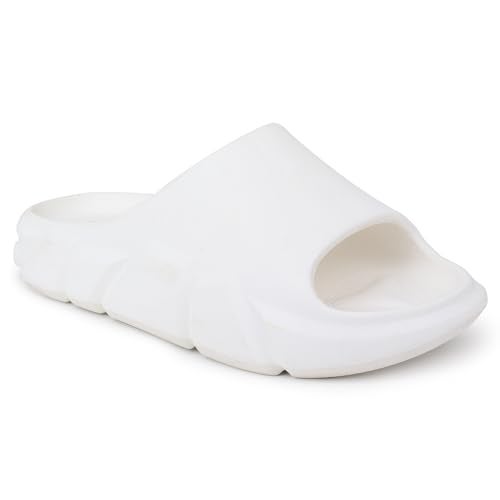 Hygear Men's Moulded Slipper-HG-GE-1022-White-10 - Image 1