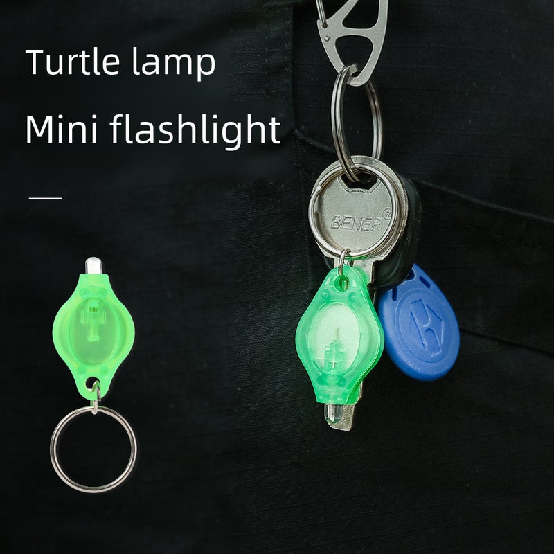 Liberty Light Replica High-Brightness Mini Keychain LED Black Shell White Light 