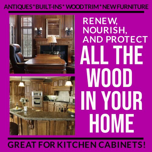 Daddy Van's All Natural Beeswax & Lavender Furniture Polish - Chemical-Free, Non-Toxic Wood Conditioner Scented with Pure Lavender Essential Oil - Image 3