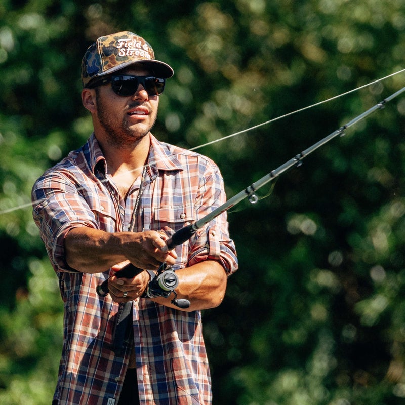 Field & Stream Snapback Trucker Hat, Main Stage/Camo/White, One Size - Image 2