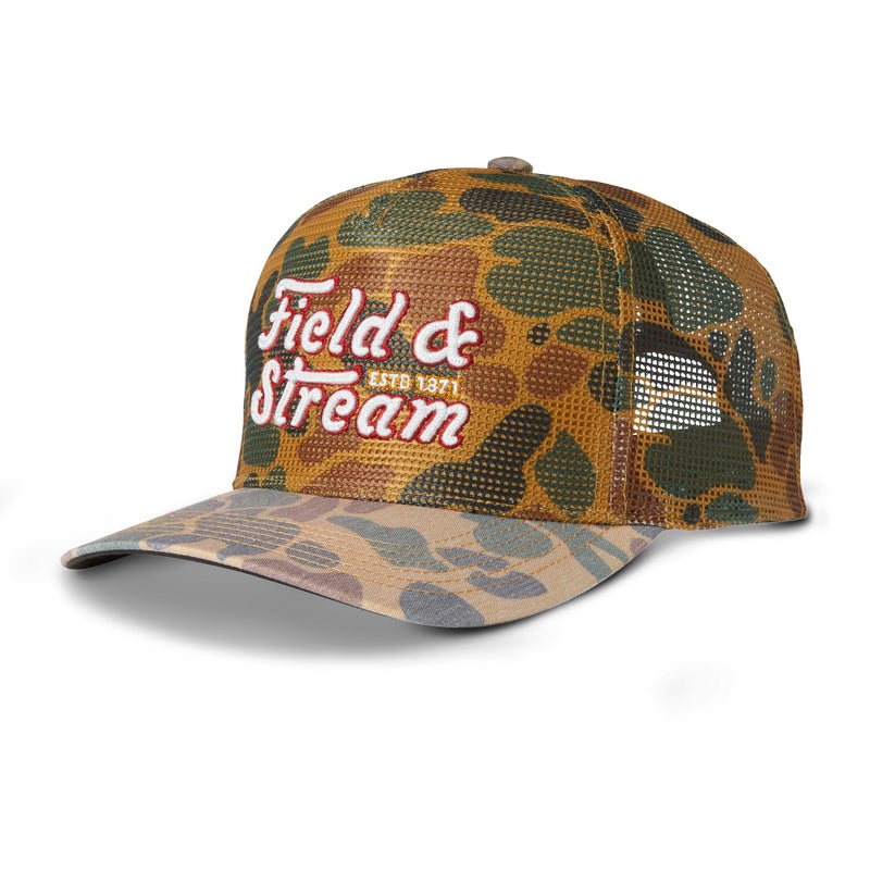 Field & Stream Snapback Trucker Hat, Main Stage/Camo/White, One Size - Image 1