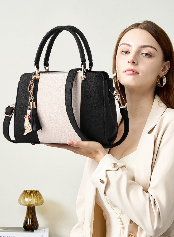 DUNISO Women's Fashion Handbag Faux Leather Crossbody Bag For Women Large Capacity Tote Bags Top Handle Satchel Fashionable Travel Shoulder Bag For Ladies - Image 2